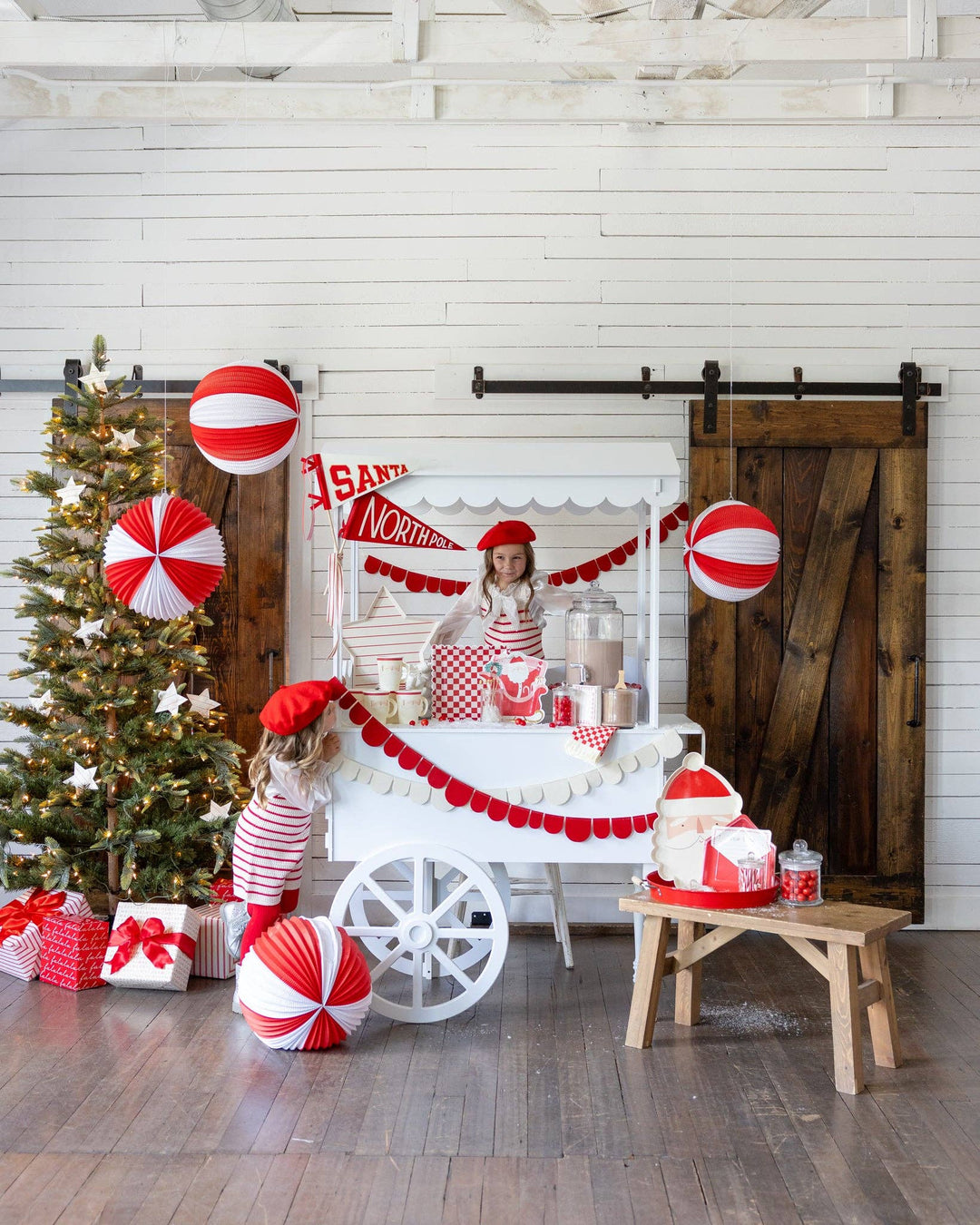 Letter to Santa Shaped Paper Plates