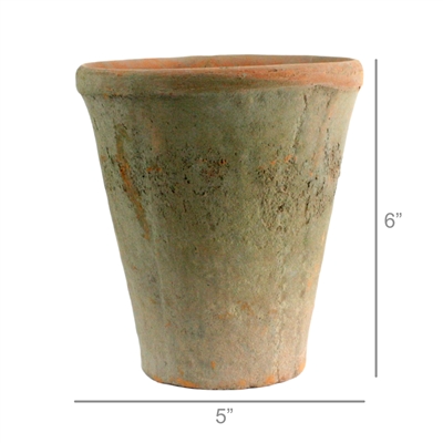 Rustic Terra Cotta Rose Pot - Medium