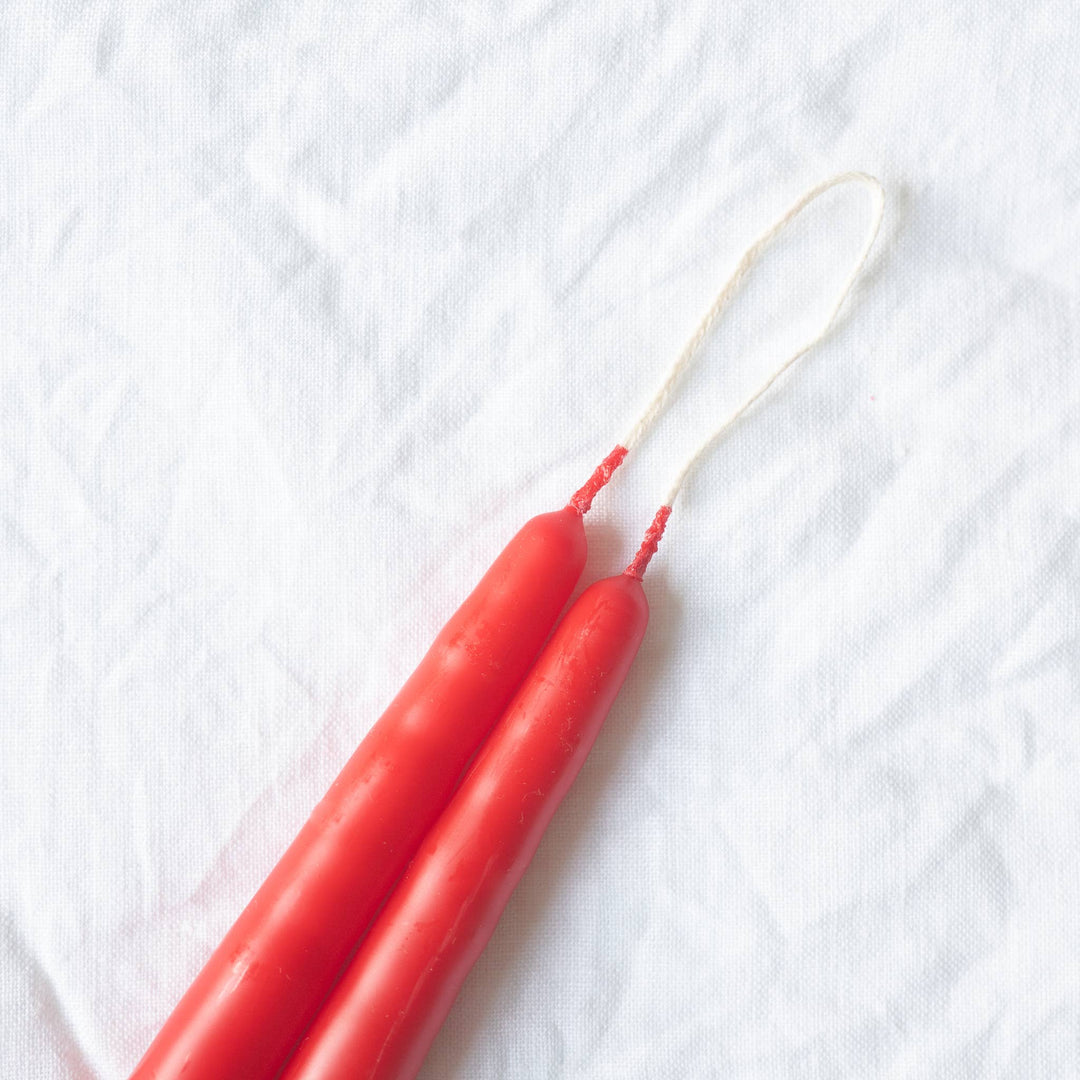 Red Taper Candles