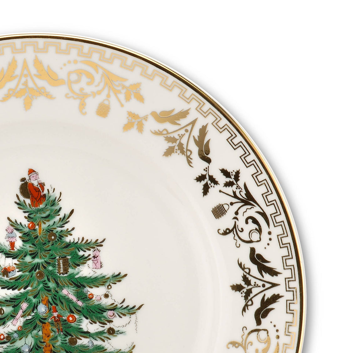 Spode Christmas Tree Gold Dinner Plate 10.5"