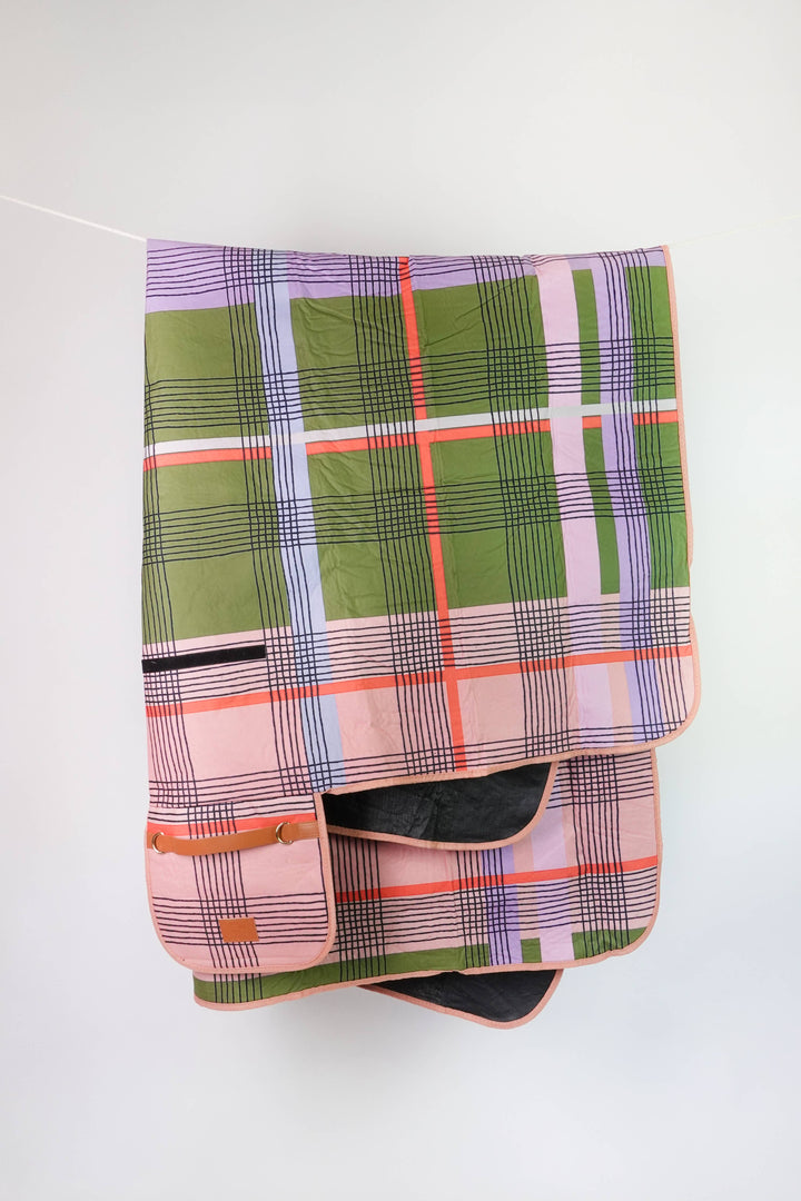 Meadow Picnic Rug Blanket with Waterproof Backing