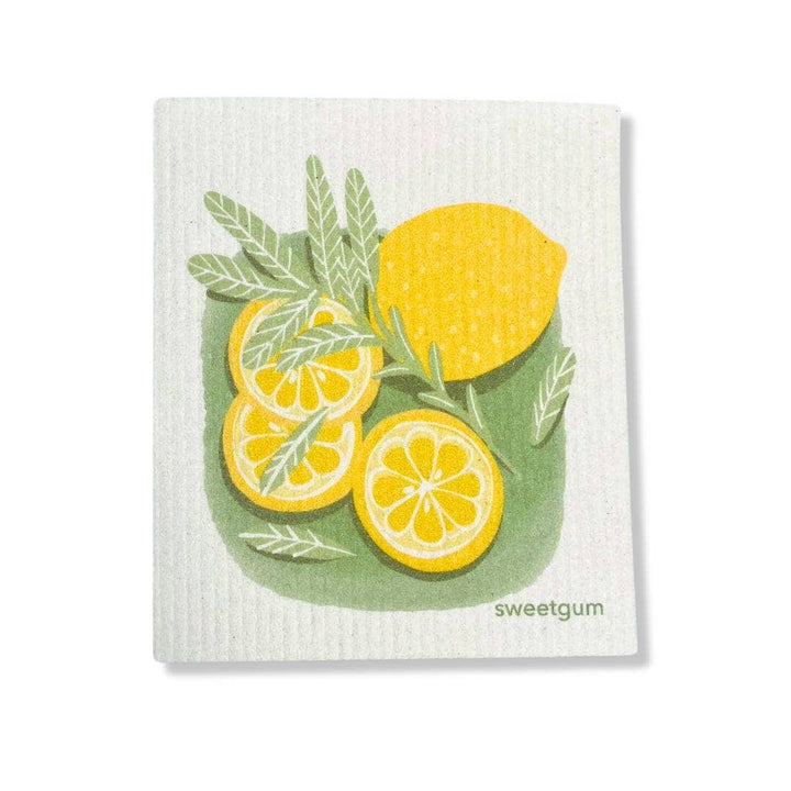 Lemons & Sage Swedish Dishcloth