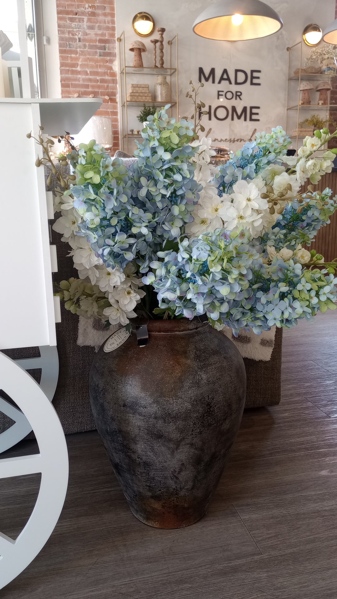 Blue Cone Hydrangea Stem