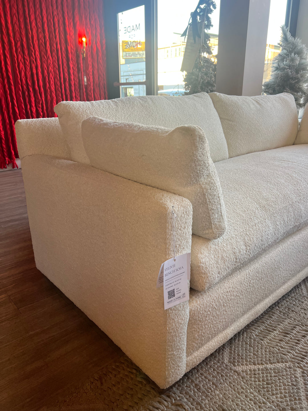 Sylvie Bench Sofa - Showroom Model