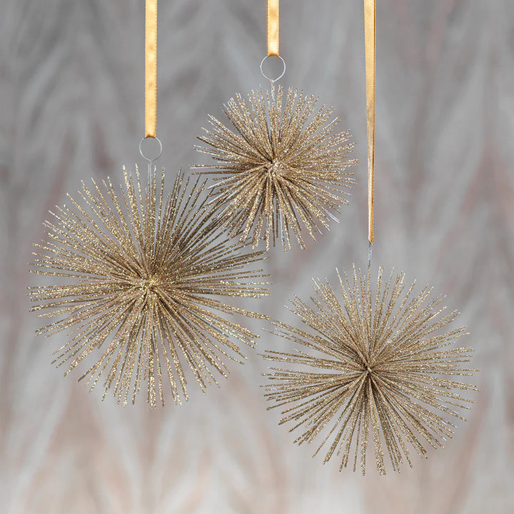 Wire Star Burst Ornament