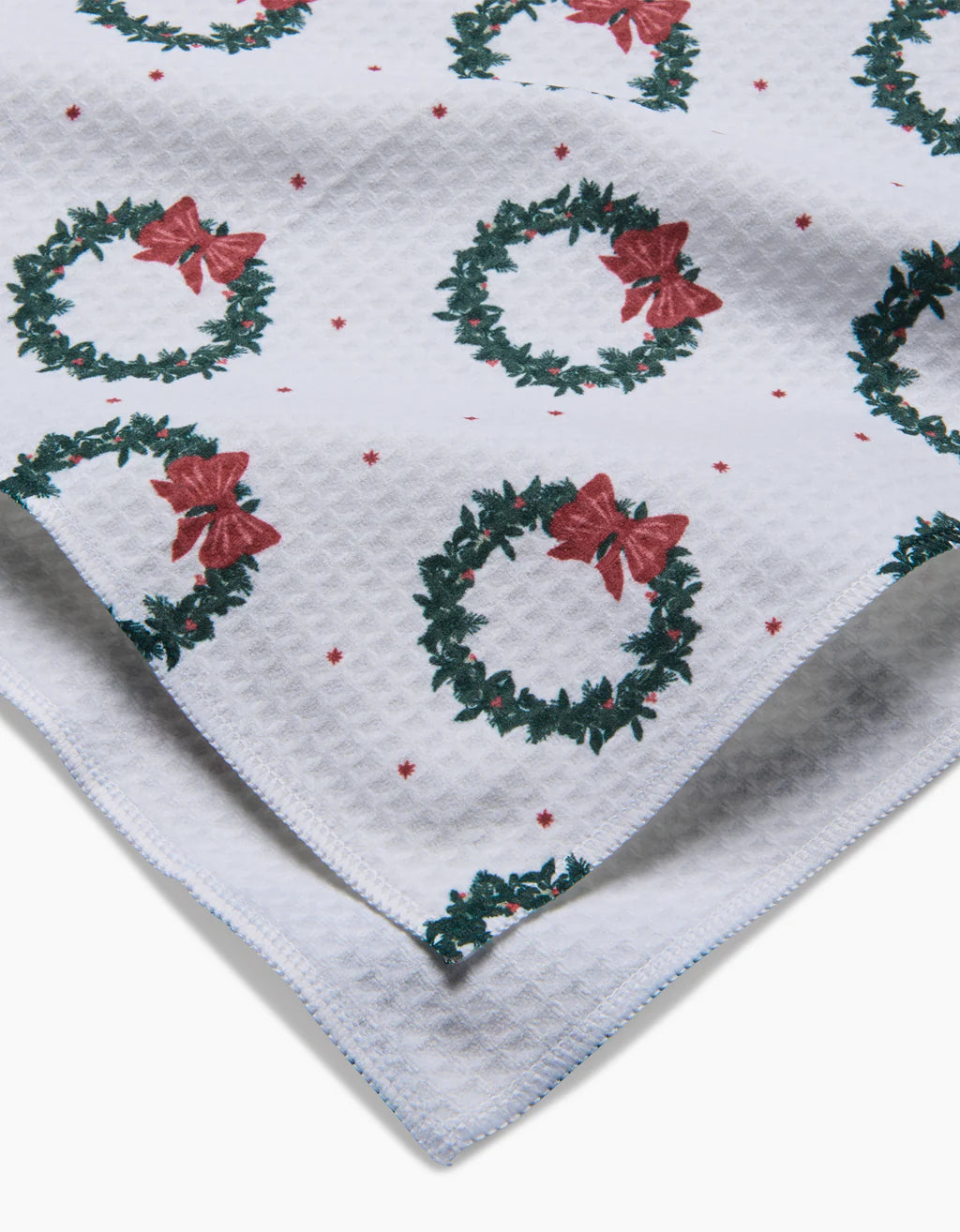 Bow Wreath Tea Towel