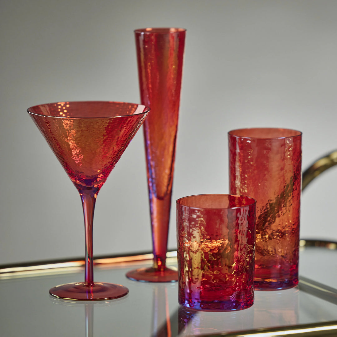 Aperitivo Rocks Glass - Luster Red