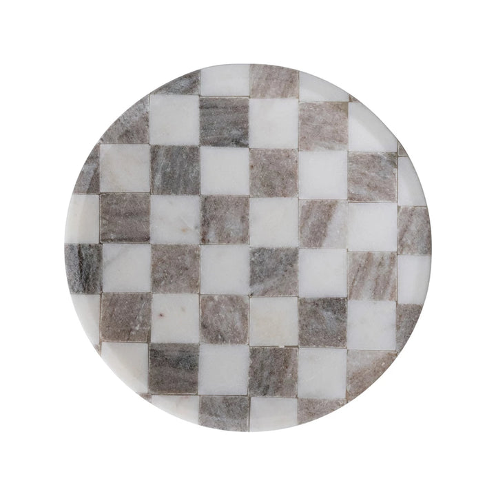 Marble Checkered Cheese/Serving Tray