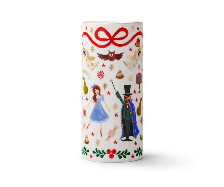 Nutcracker Porcelain Vase