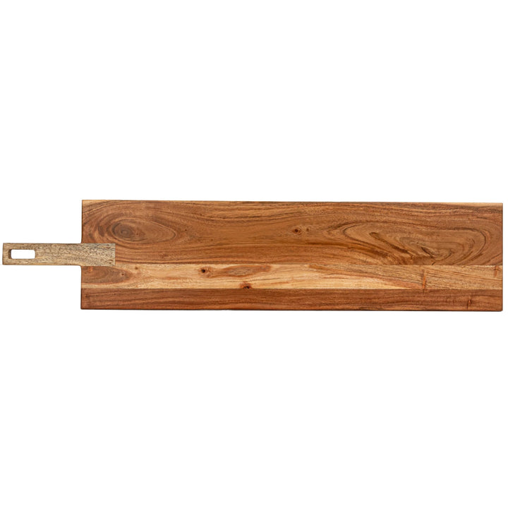 Acacia & Mango Wood Cheese/Cutting Board w/ Handle