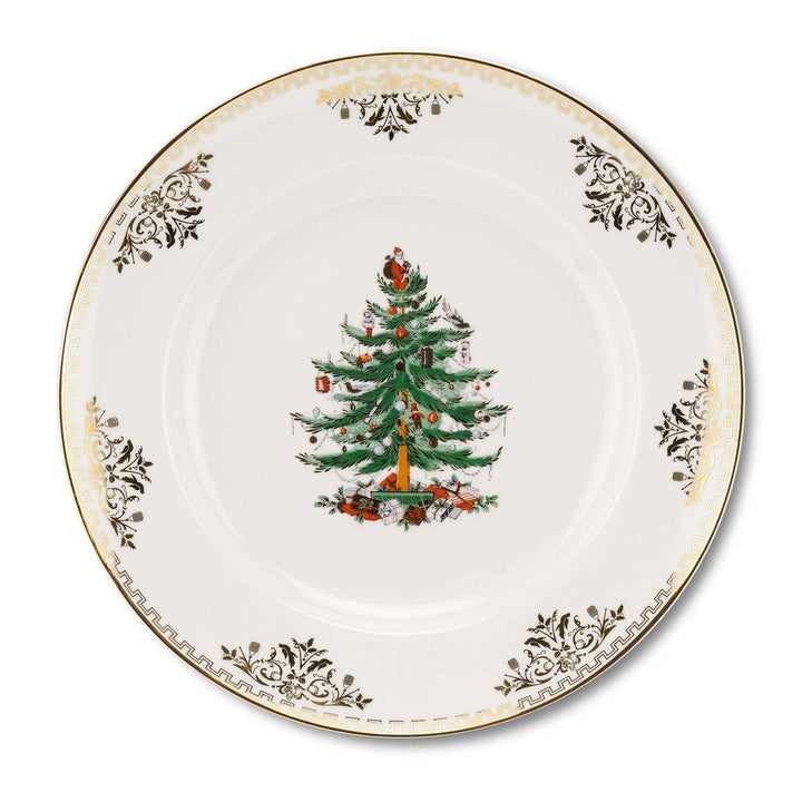 Spode Christmas Tree Gold Dinner Plate 10.5"