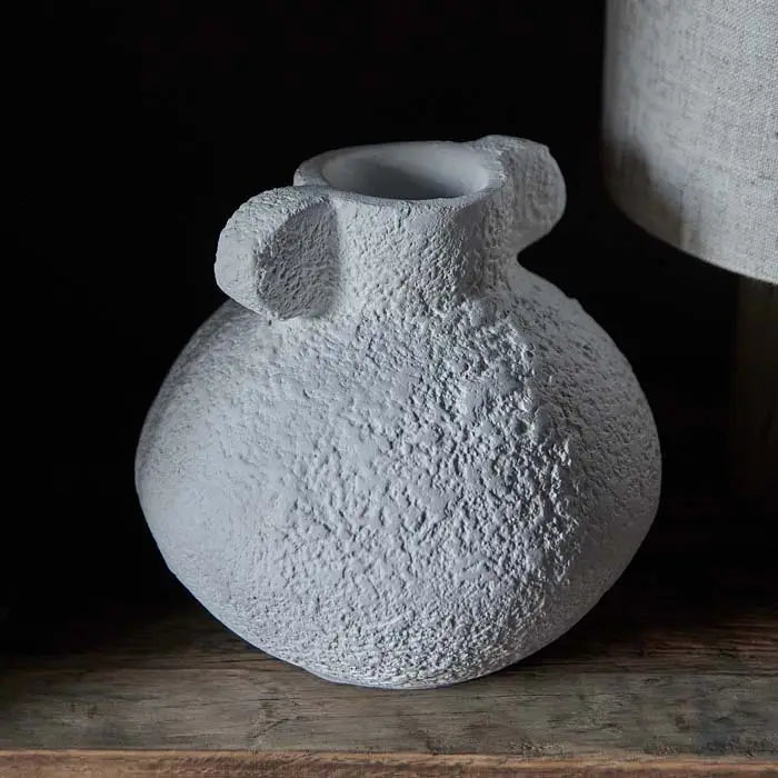 Dante White Vase