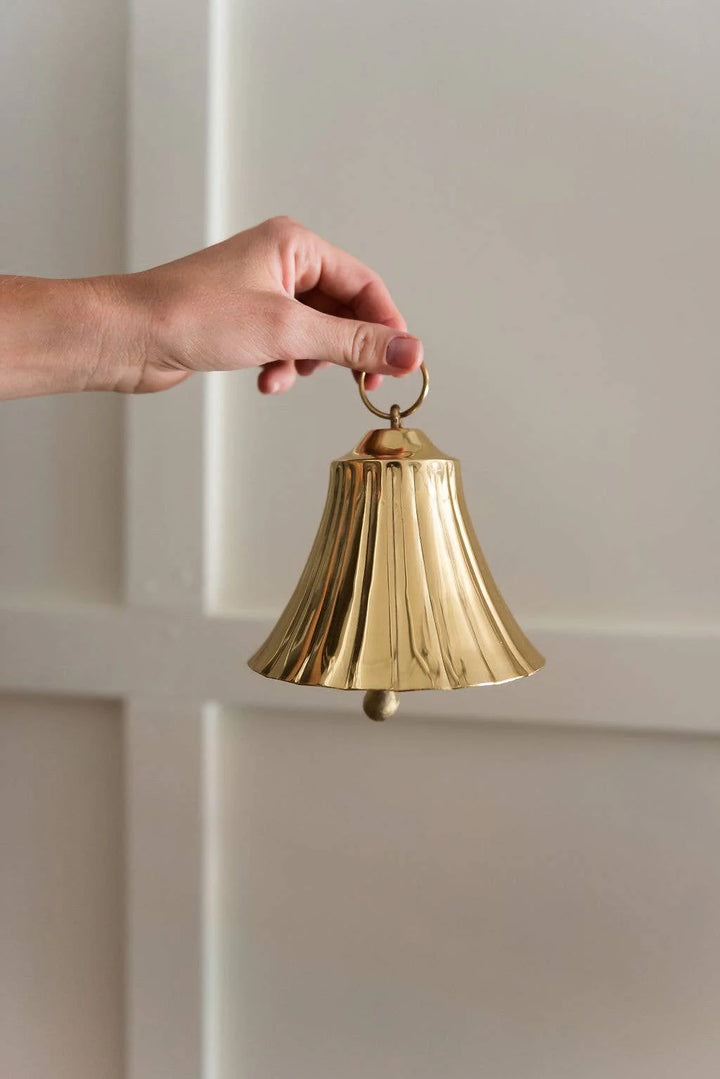 Scalloped Brass Bell