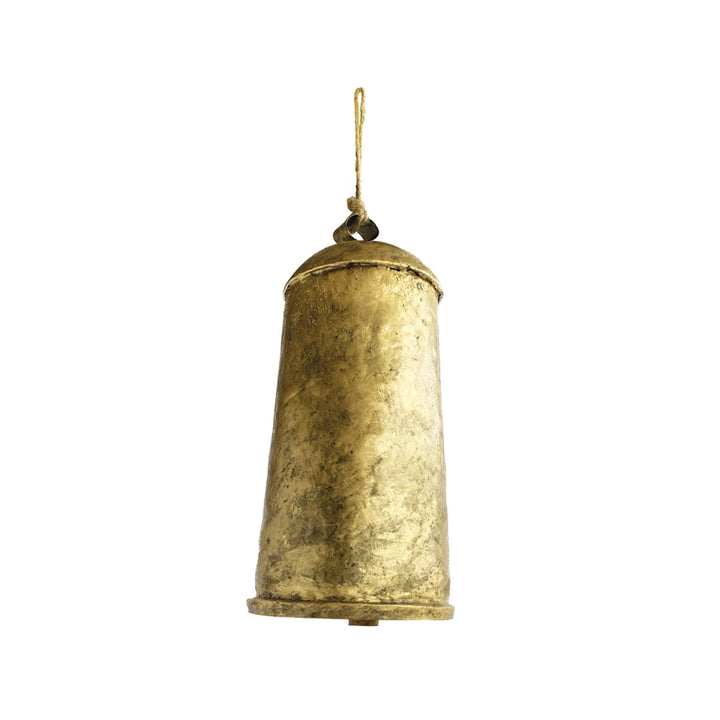 Metal Bell on Jute Rope Hanger