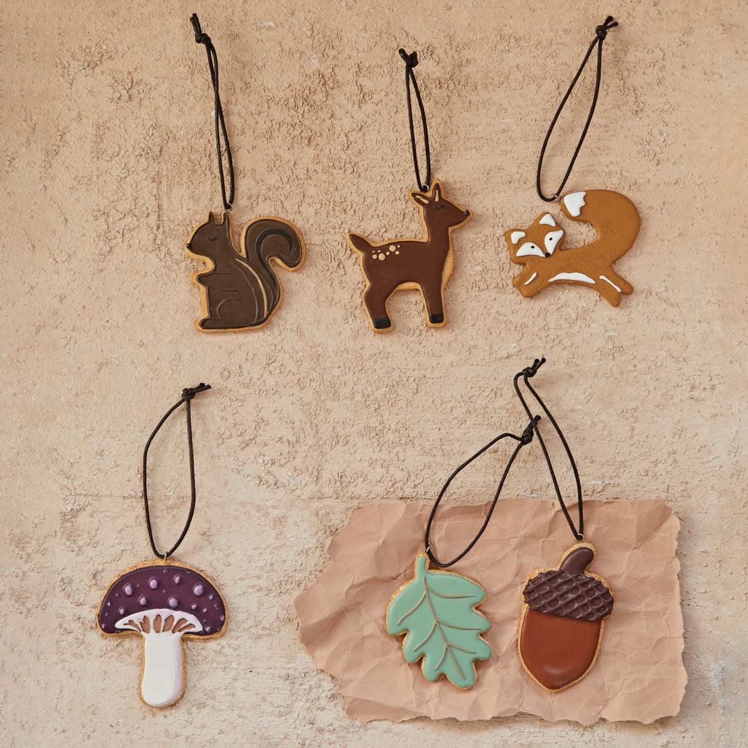 Resin Woodland Cookie Ornament